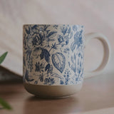 Blue Delft Stoneware Coffee Mug - Distractions Clothing
