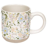 Floral Stoneware Coffee Mug - Distractions Clothing