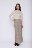 Women's bias cut maxi skirt