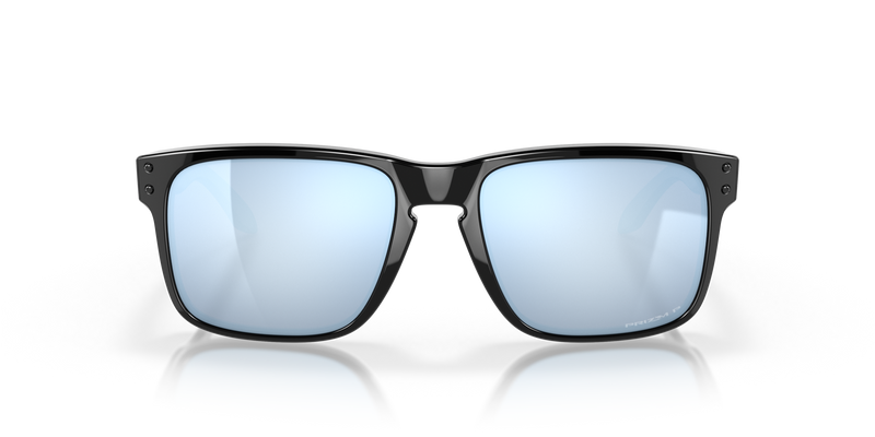 Holbrook Polished Black Deep Water Polarized Sunglasses