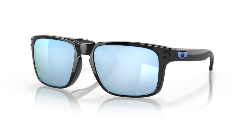 Holbrook Polished Black Deep Water Polarized Sunglasses