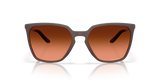 Sielo Square Matte Brown Sunglasses