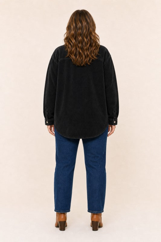 Eliza Curvy Corduroy Jacket