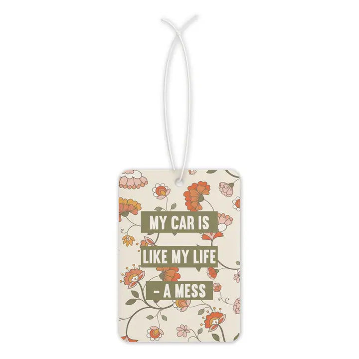 Pink Sunday Edit Car Freshener