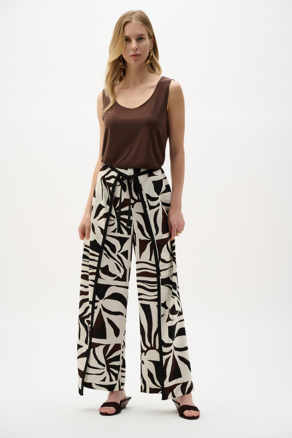 Silky Knit Scoop Neck Camisole Mahogany