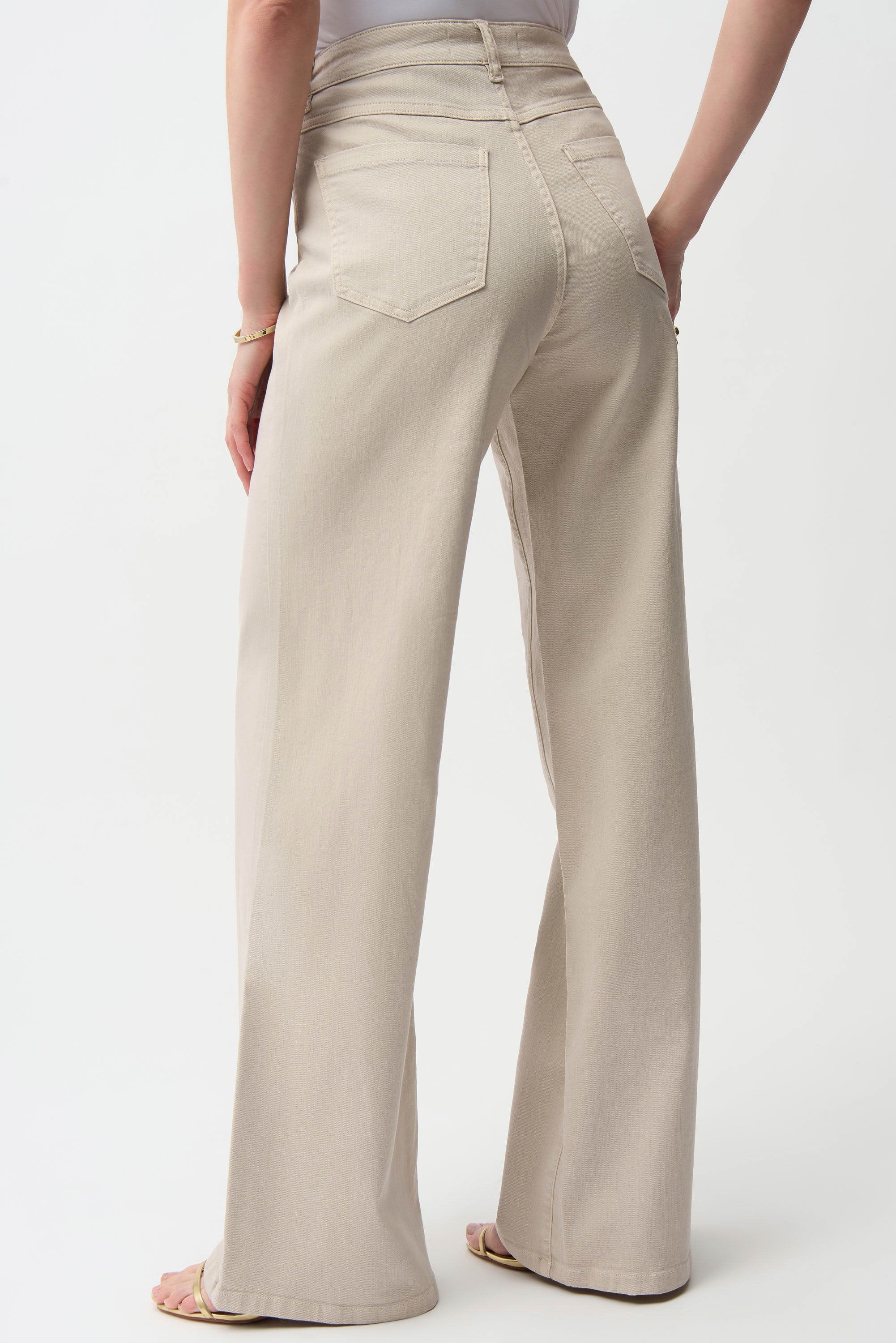 Goldie Classic Wide-leg Stretch Jeans