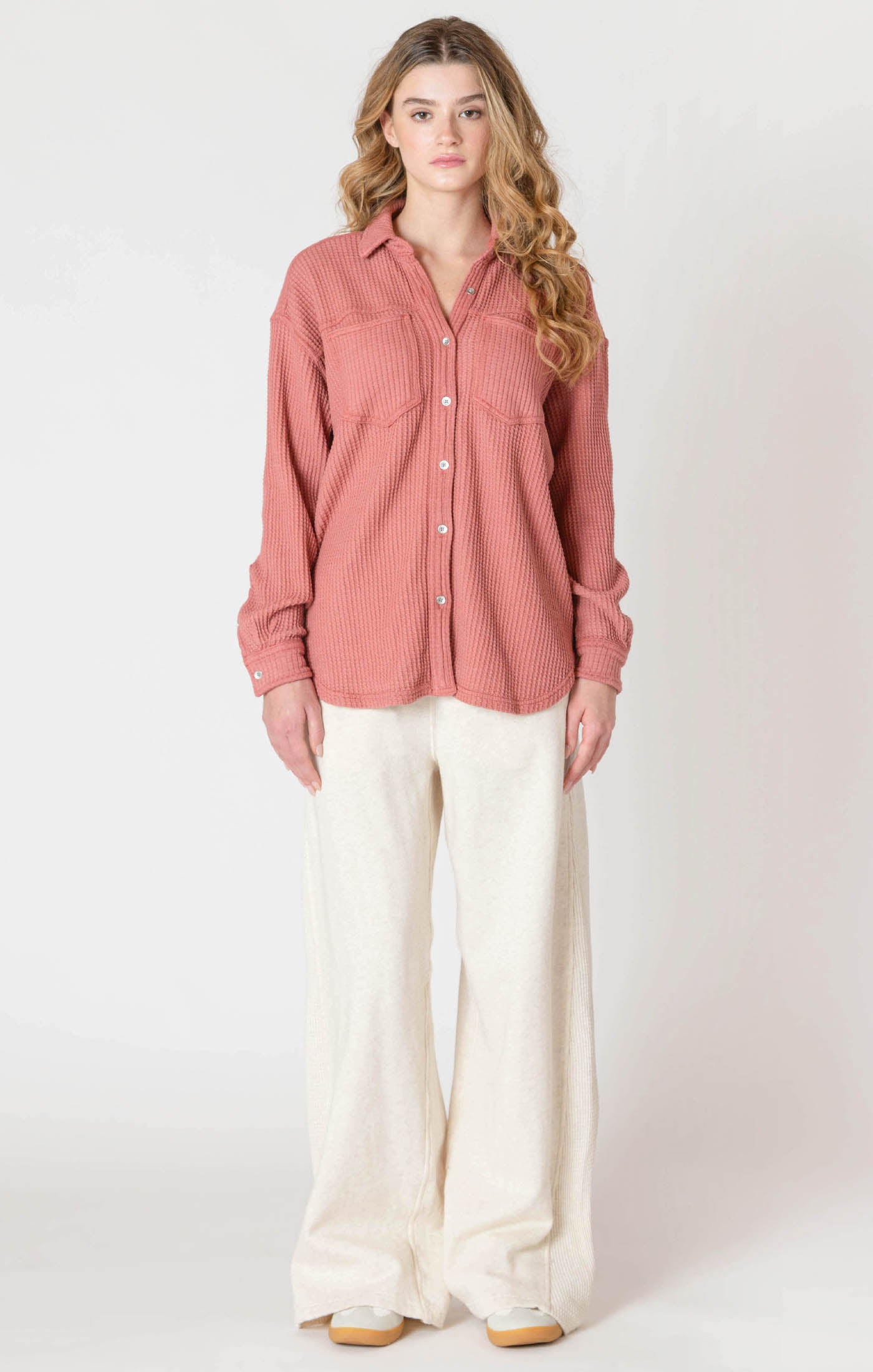 Harvest Waffle Shacket