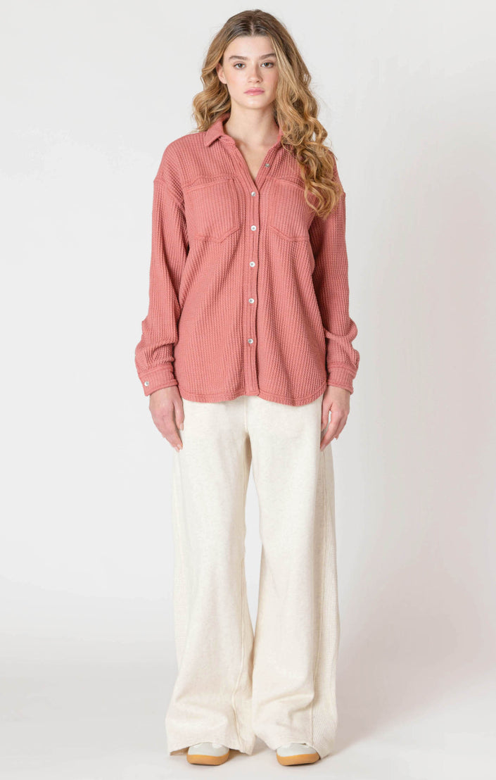 Harvest Waffle Shacket