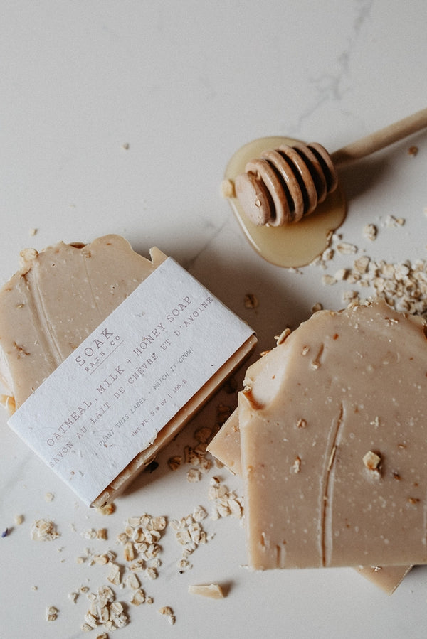 Oatmeal Milk & Honey Soap Bar