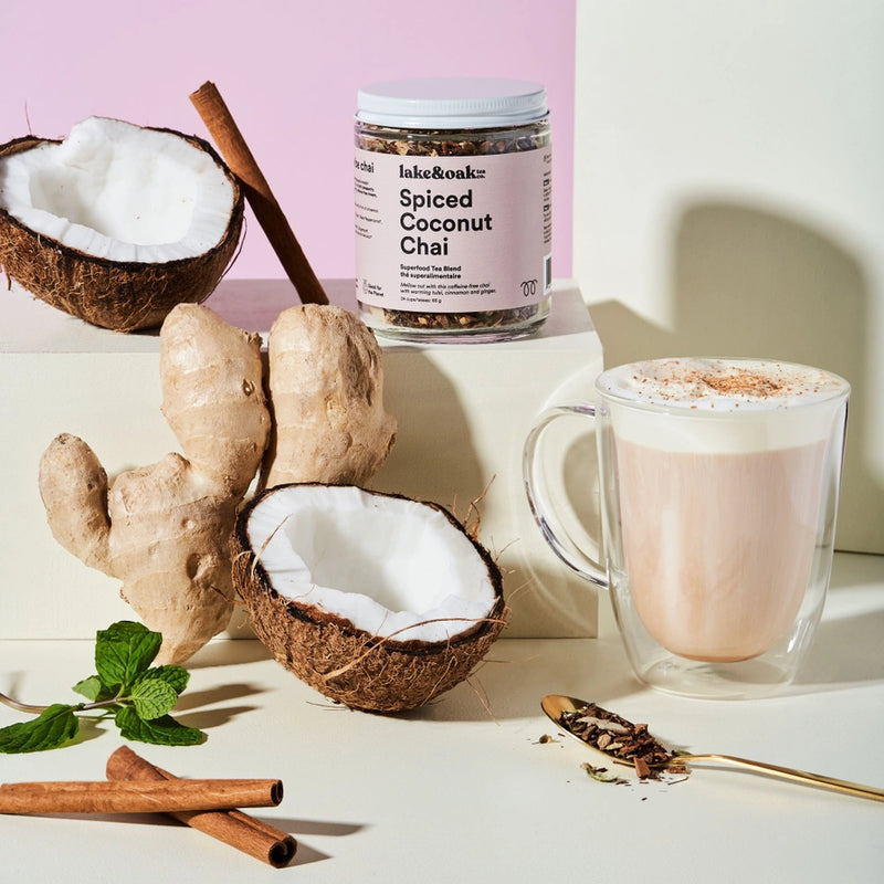 Lake & Oak Coconut Chai superfood tea