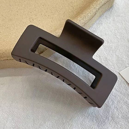 Dark Chocolate Matte Claw Clip