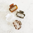 Mini Gloss Hair Claw Set
