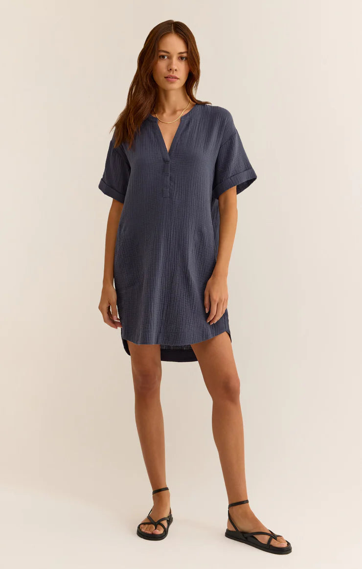 Talia Gauze Mini Dress