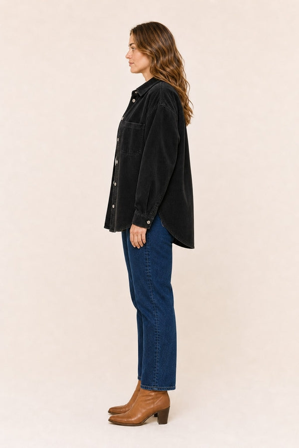 Eliza Curvy Corduroy Jacket