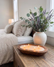 Lavender Eucalyptus Dough Bowl Candle