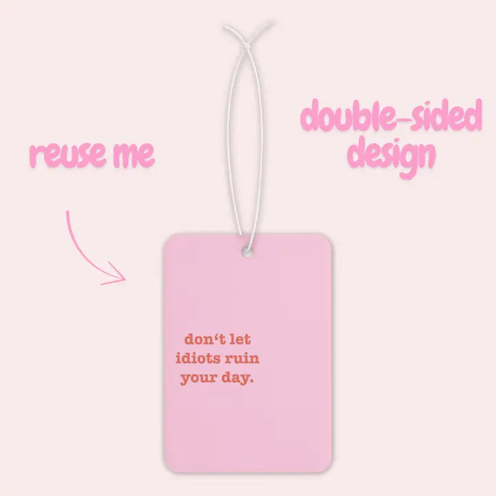 Pink Sunday Edit Car Freshener
