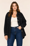 Curvy Corduroy Jacket grey