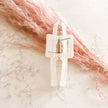 White Gloss Large Claw Clip