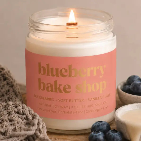 Blueberry Bake Shop Soy Candle