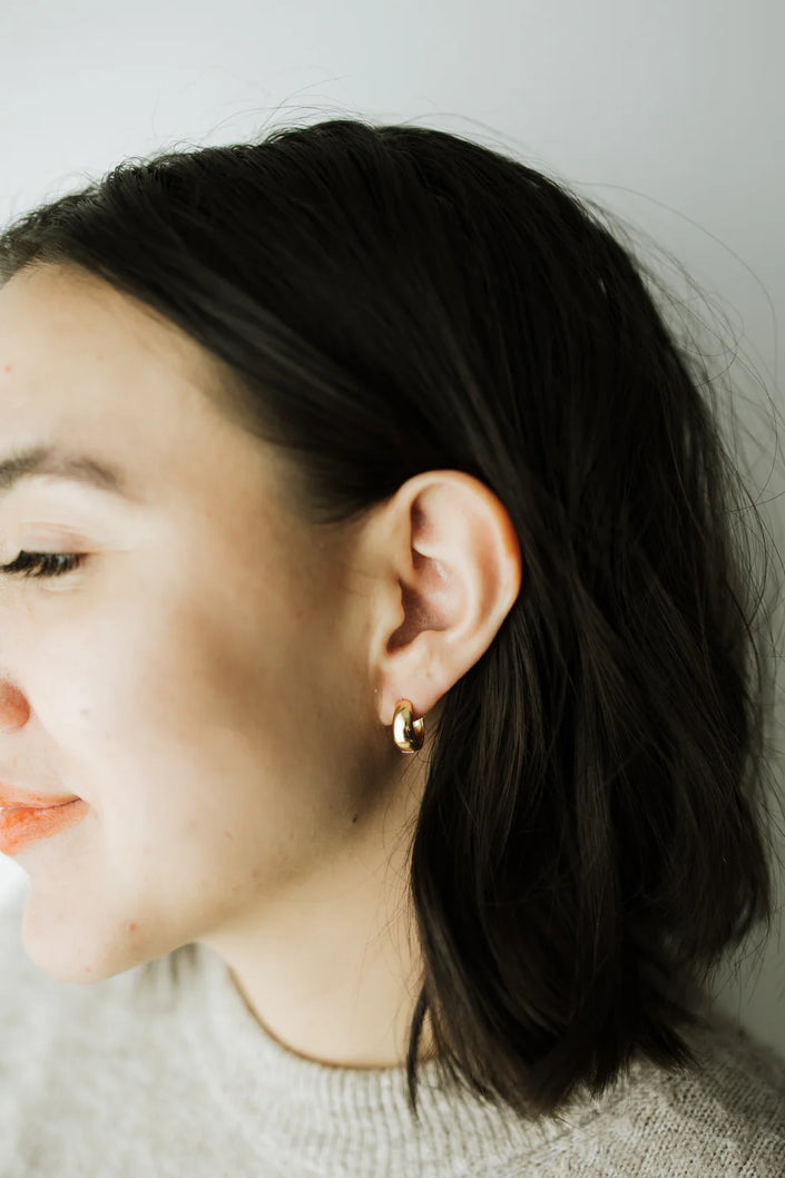 Syndey Rose hoop earrings