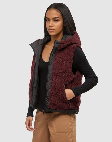 ten tree collins vest deep burgundy