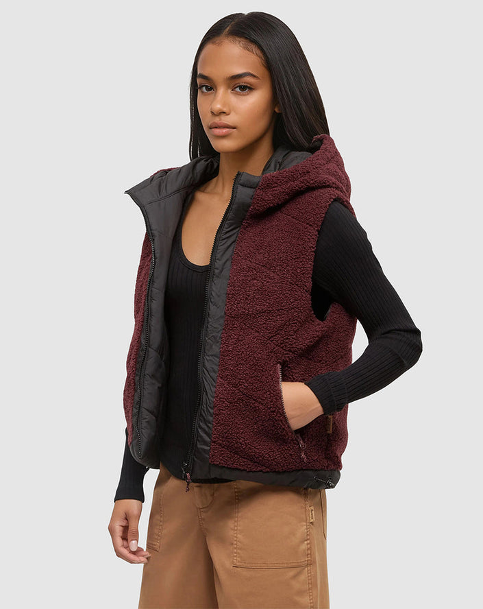 ten tree collins vest deep burgundy