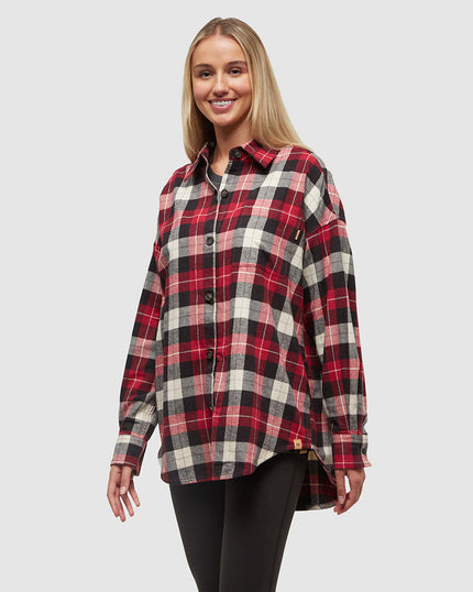 fernwood flannel crimson/modern plaid