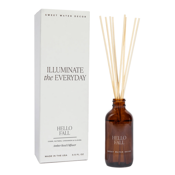 Hello Fall Amber Reed Diffuser