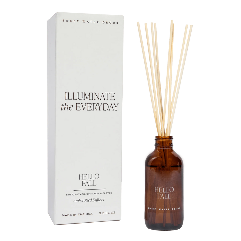 Hello Fall Amber Reed Diffuser