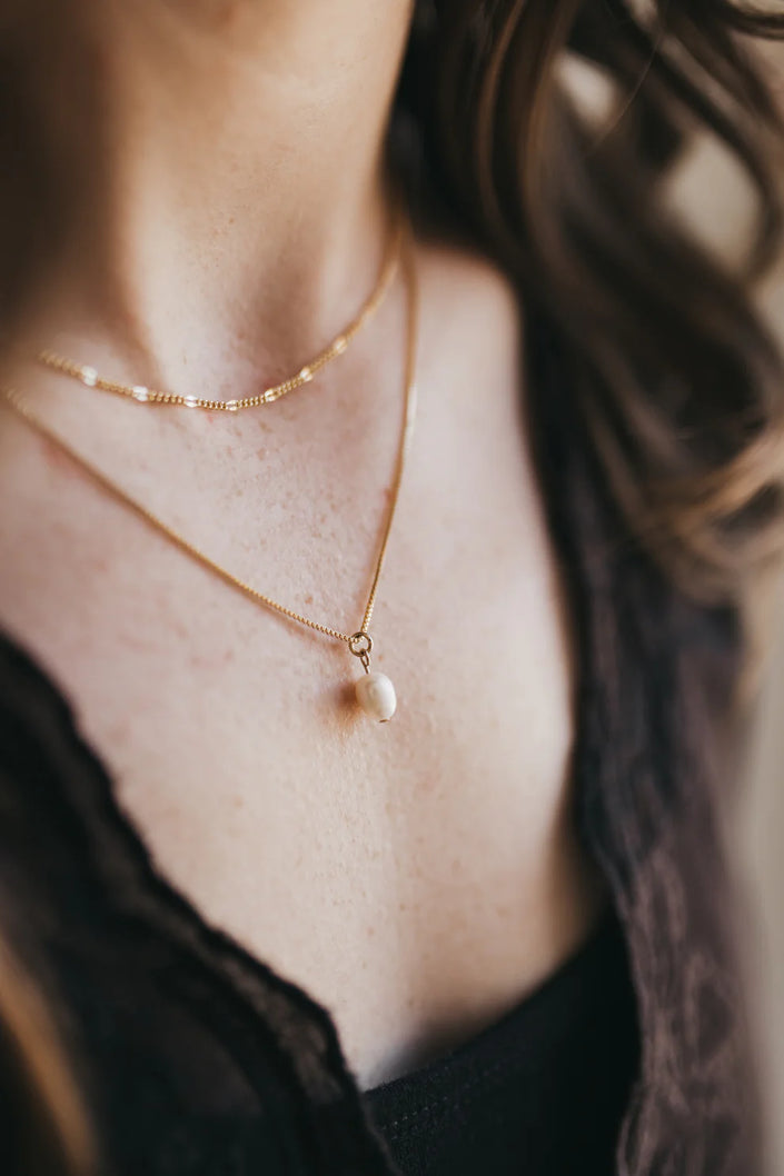 Pearl Drop Necklace
