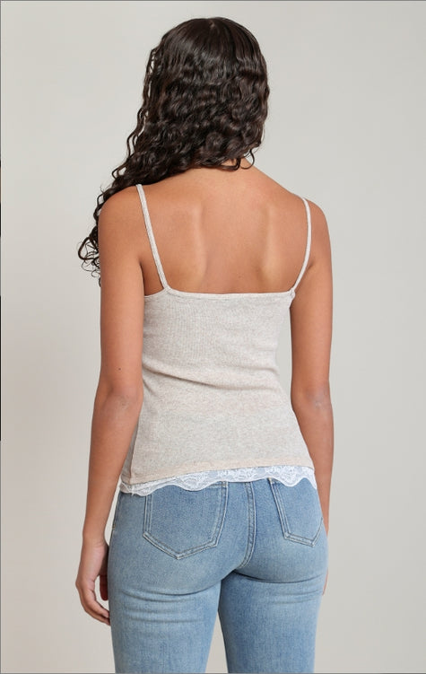 Dex Heather oatmeal cami