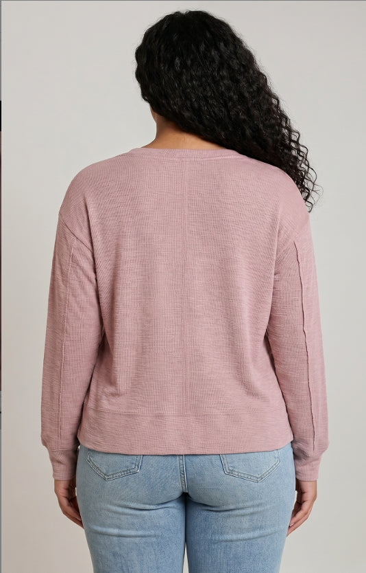 Rosetta Curvy Knit Top