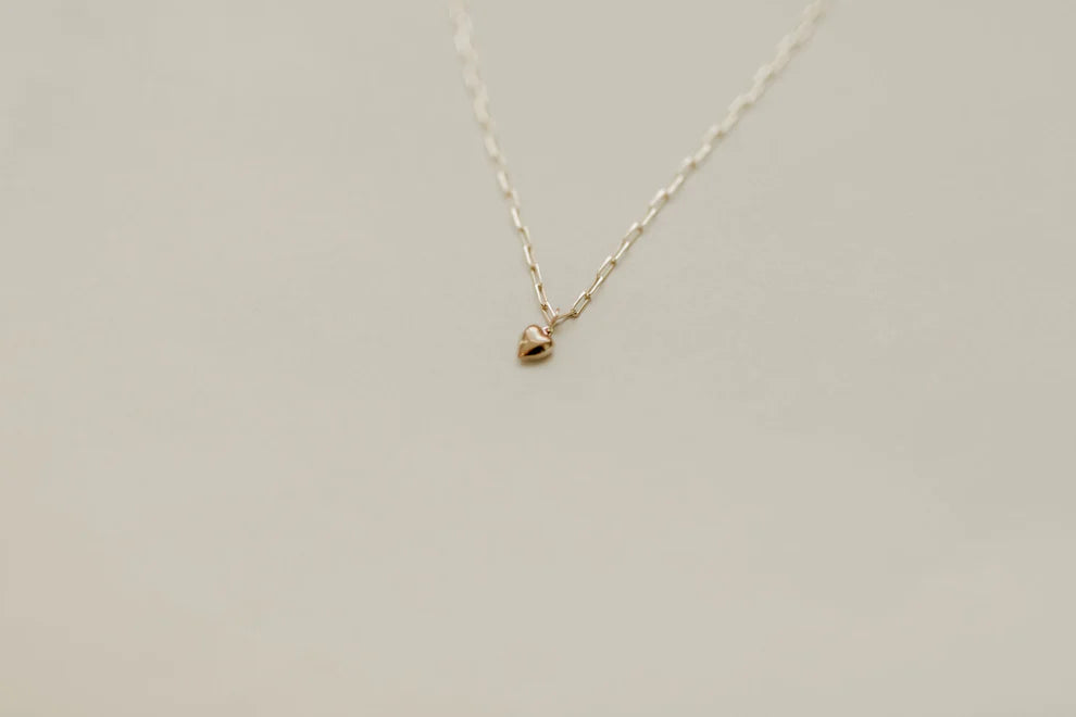 Puff Heart Necklace