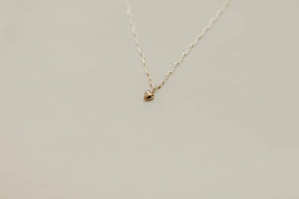 Puff Heart Necklace