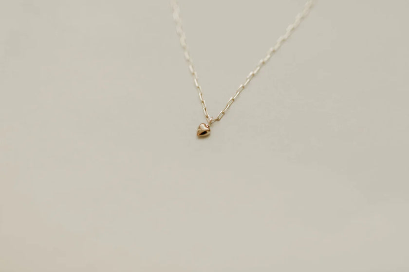 Puff Heart Necklace