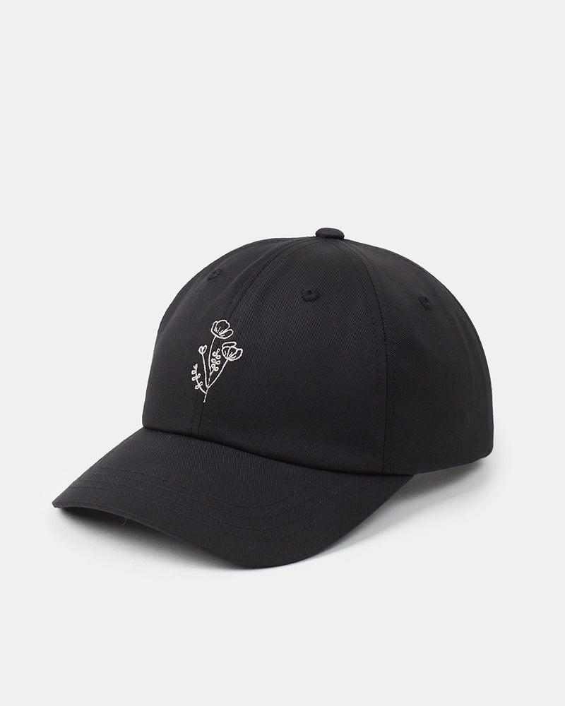 Flower Embroidery Peak Hat