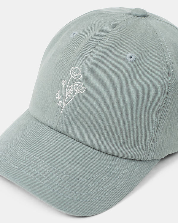 Flower Embroidery Peak Hat