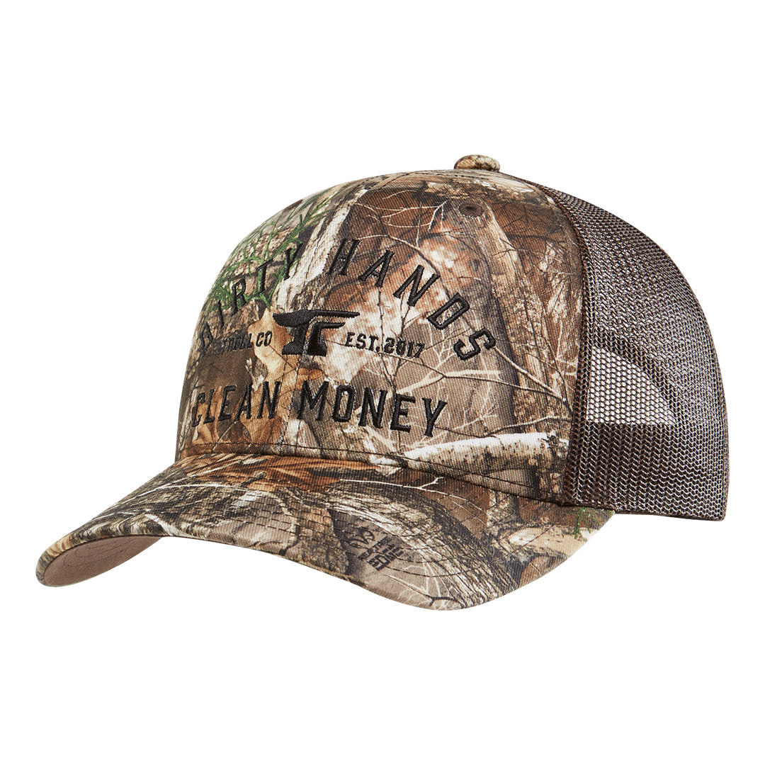 DHCM Realtree Camo Curved brim Trucker