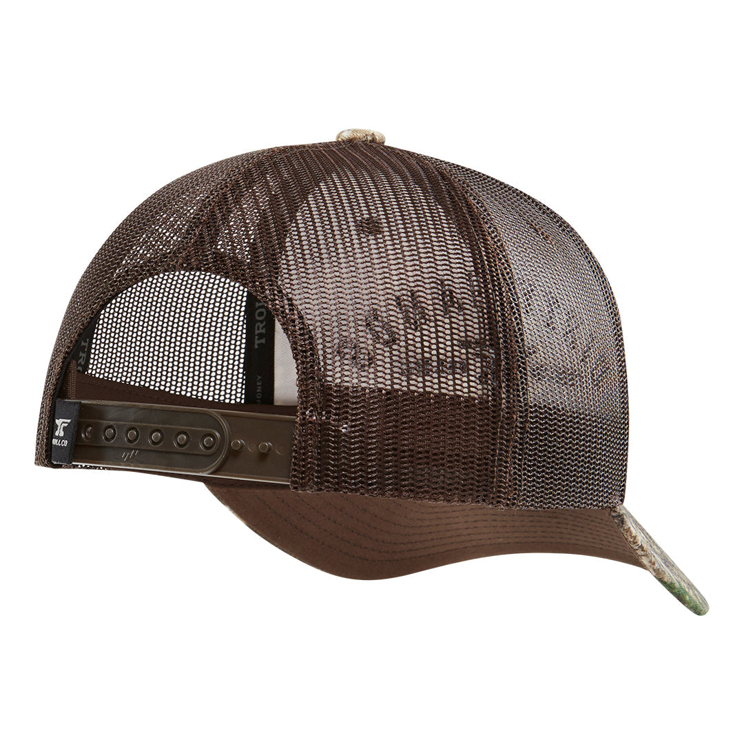 DHCM Realtree Camo Curved brim Trucker
