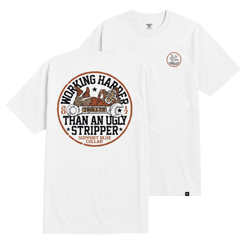 Troll co WHUS t shirt white