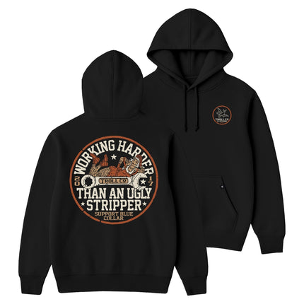 Troll co WHUS Black hoodie