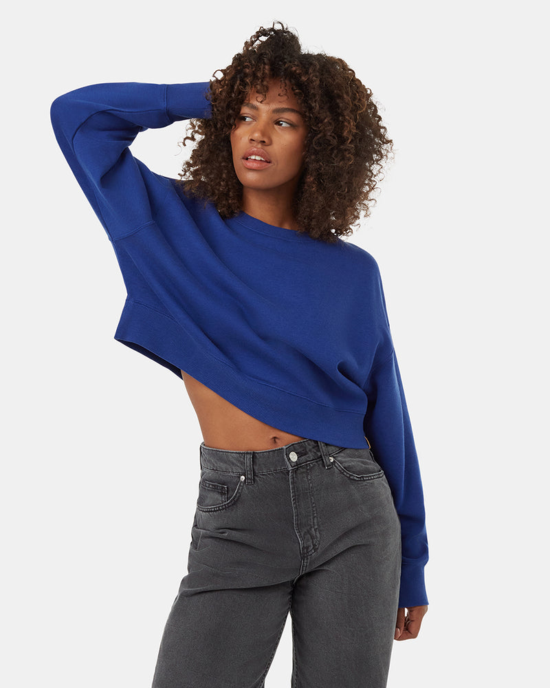 Oversized Cropped Crew