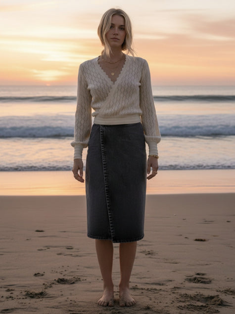 Womens Chloe wrap cardigan weslynn collective new spring arrivals