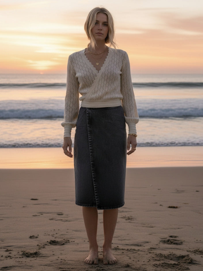 Womens Chloe wrap cardigan weslynn collective new spring arrivals