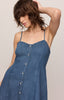 Angel Eyes Denim Mini Dress