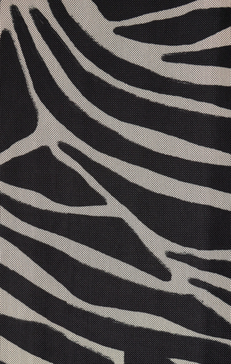 Palm Mesh Midi Dress