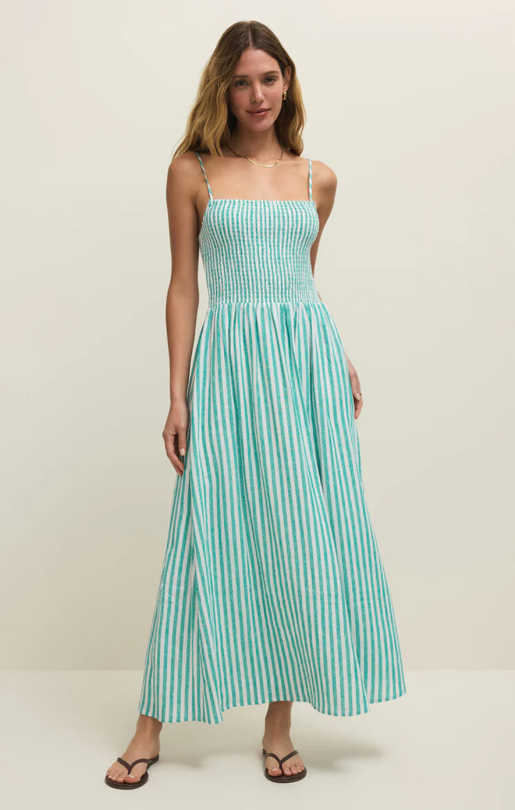 Bayside Linen Midi Dress