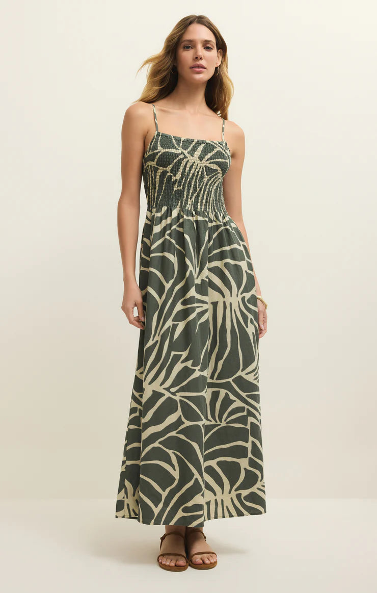Bayside Linen Midi Dress
