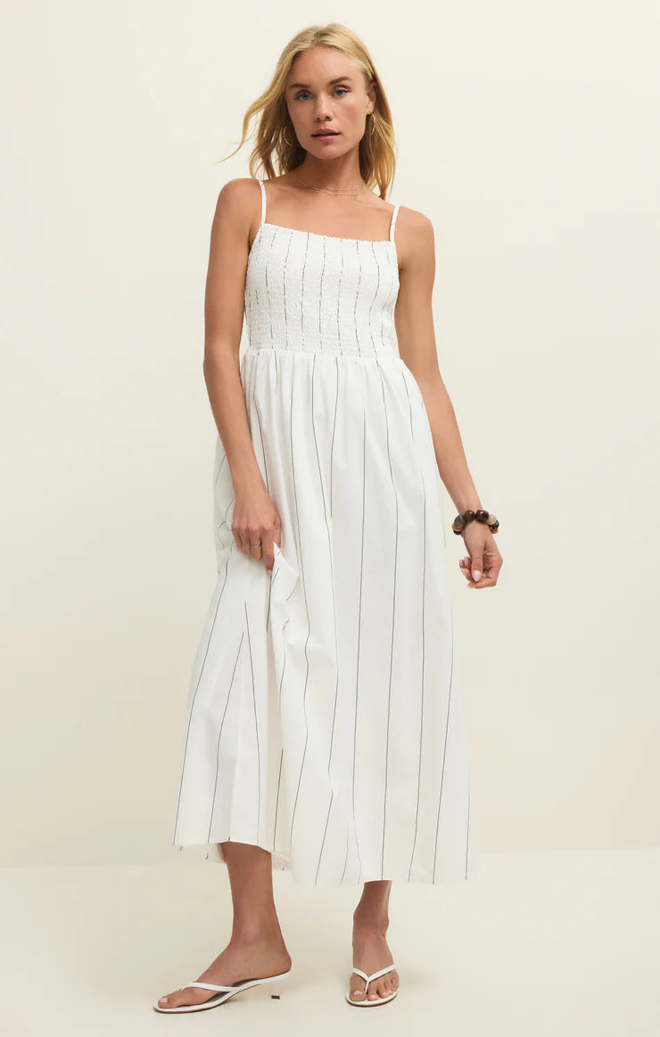 Bayside Linen Midi Dress