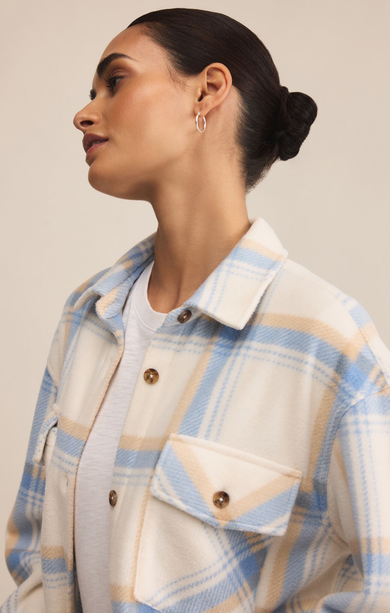 Hiker Two Tone Plaid Jacket